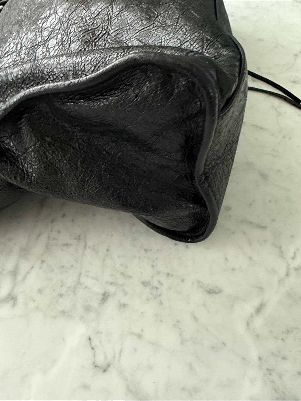 Balenciaga Black Leather City Bag with Silver Hardware - Picture 8 of 9